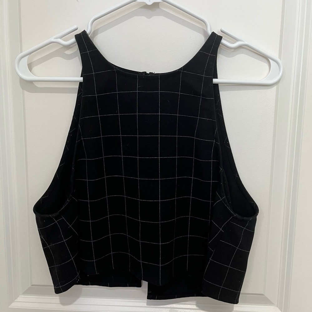 American Apparel Open Back Crop Top